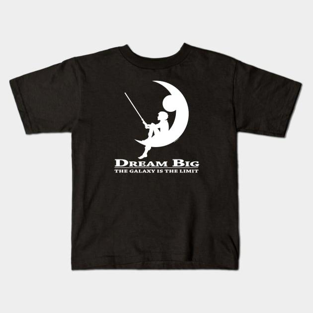 Dream Big Kids T-Shirt by Illustratorator